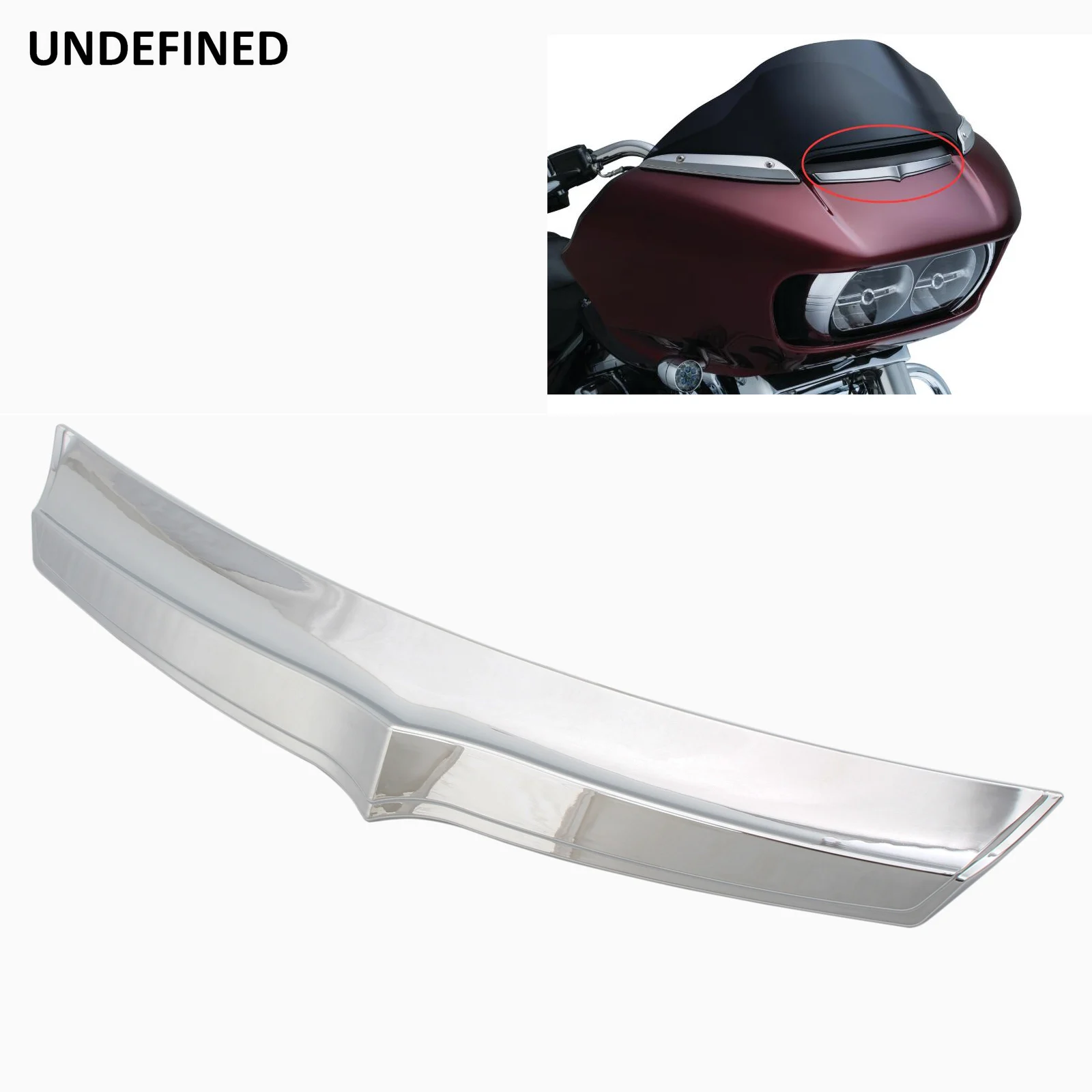1Pcs Fairing Vent Accent Trim For Harley Road Glide FLTRX Ultra FLTRU 2015-2019 1Pcs Fairing Vent Accent Trim For Harley Road Glide FLTRX Ultra FLTRU 2015-2019