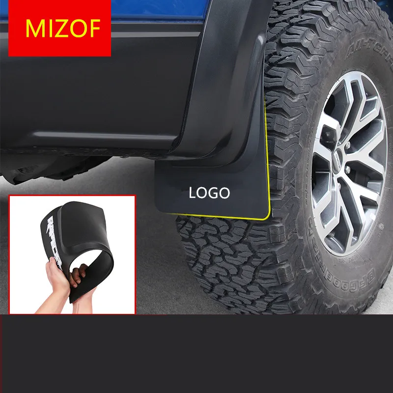 Высокое Качество гибкое сильное Брызговики для ford Raptor F150 2013, 14, 15, 16, 17, ACB004