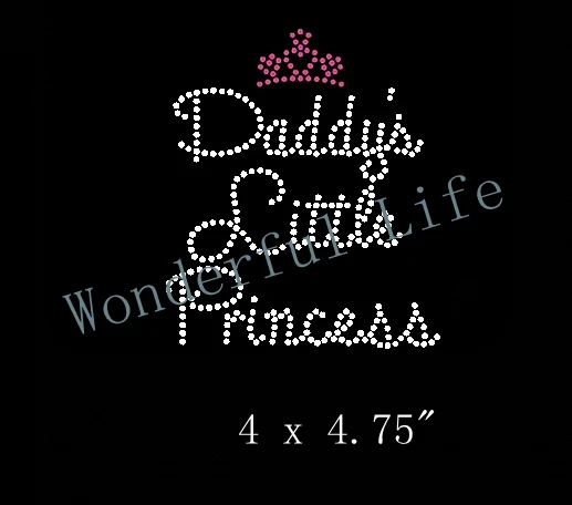 Новый товар бесплатная доставка для папы маленькой принцессы со стразами