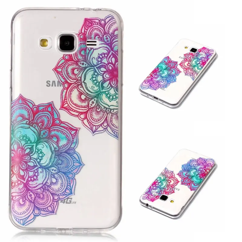 Lace flower Qushar Coque для Samsung Galaxy J3 ТПУ чехол для Samsung J3 мобильный телефон чехол мягкий силиконовый задняя крышка для samsung j310 j310f - Цвет: Lace flower