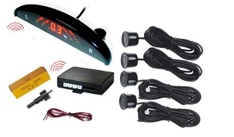 

car wireless parking sensors system Wireless LED Display Parking sensor With 4 Sensors