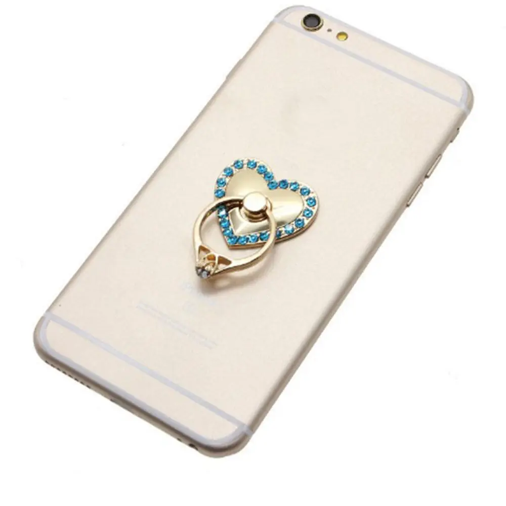 1 шт. автомобильный мобильный телефон с металлическим кольцом и поворотом на 360