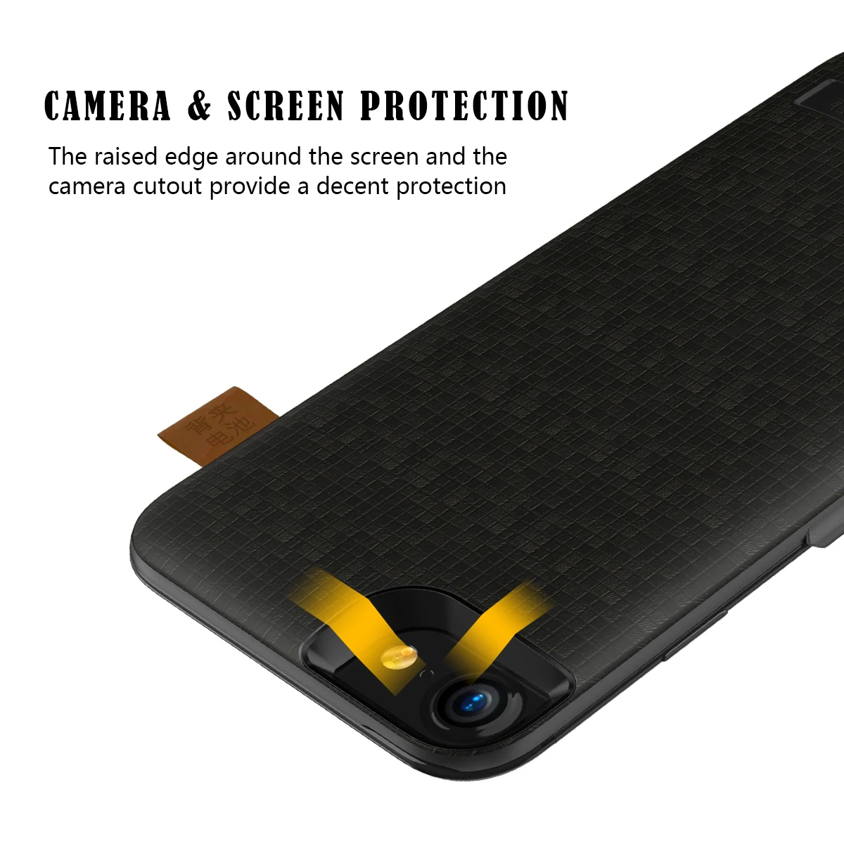 Casewin Батарея Зарядное устройство чехол для iPhone 6 Plus/6s Плюс/7 Plus/8 Plus 7500 мА/ч, Мощность банк Ёмкость Батарея Зарядное устройство чехол для телефона