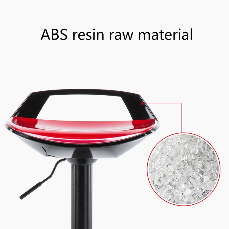 Creative Plastic Lifted Bar Chair with Handle Rotated Multi-function High Stool Simple Household Dining Chair Front Desk Stool