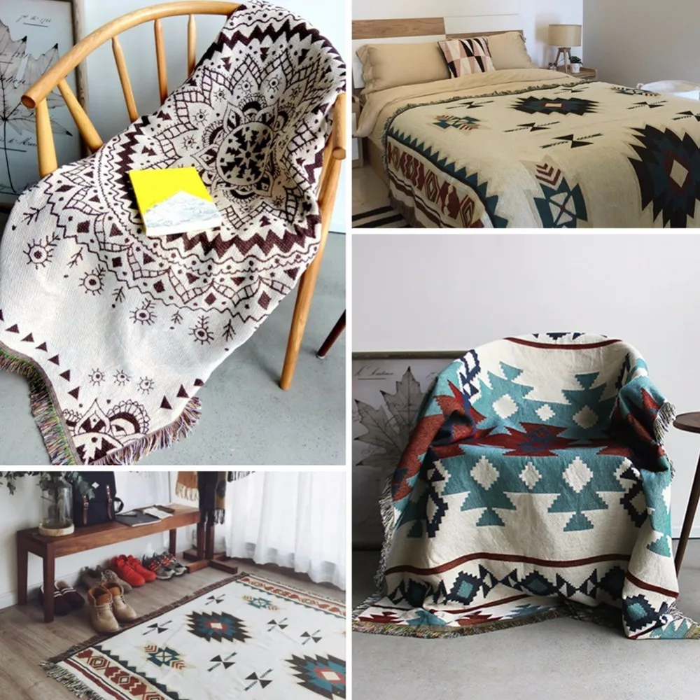 130* 160cm Cotton Soft Warm Blanket Coral plaid Blankets Travel Sofa Fleece Blankets For Bed Soft Fluffy Warm