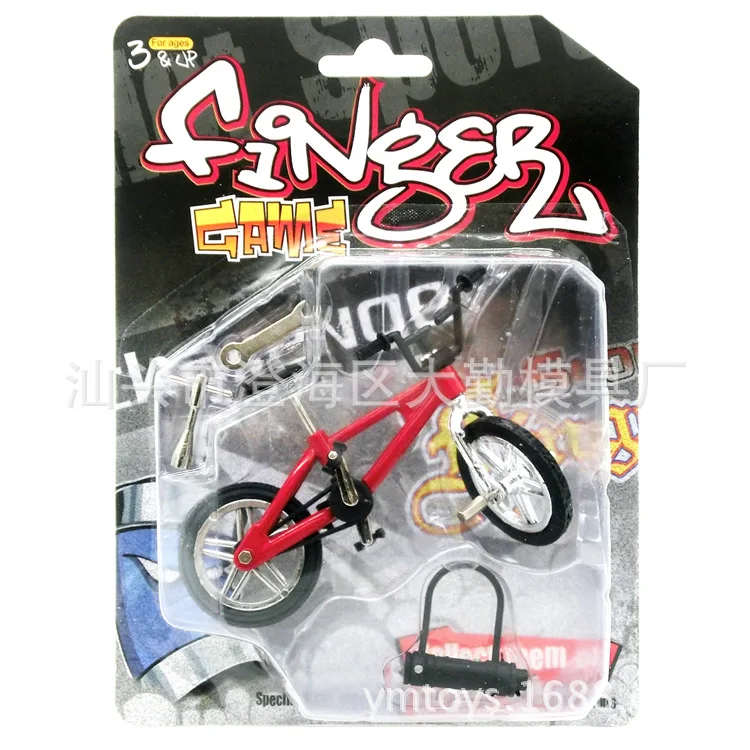 Мини пальцем BMX велосипед Флик Трикс Finger Bikes игрушки модель велосипеда Tech Deck