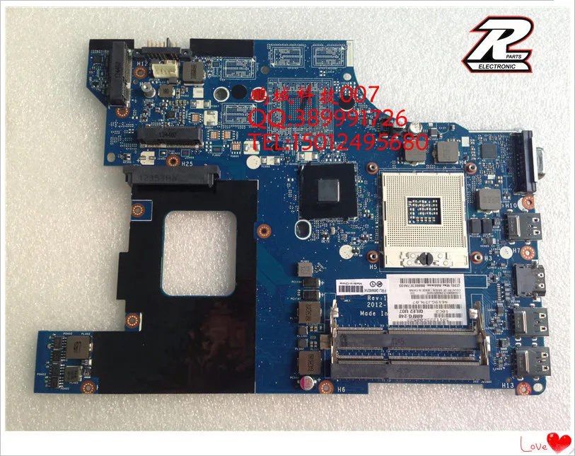 

For Lenovo E530 Notebook QILE2 LA-8133P FRU:04W4014 system Motherboard Tested 100% working Perfect