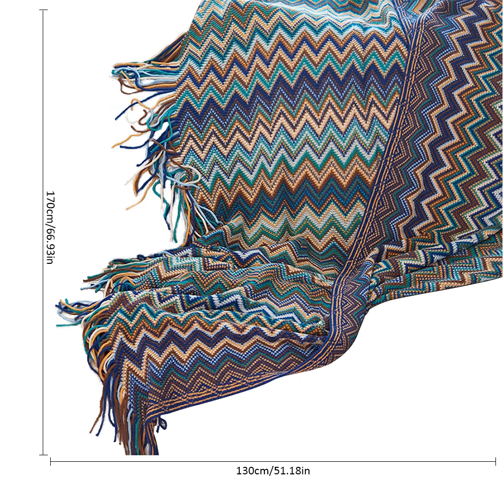 Богемное вязаное одеяло с кисточками для дивана, одеяло для дивана, спальные коврики, мягкая кровать, плед, винтажный домашний декор, гобелен