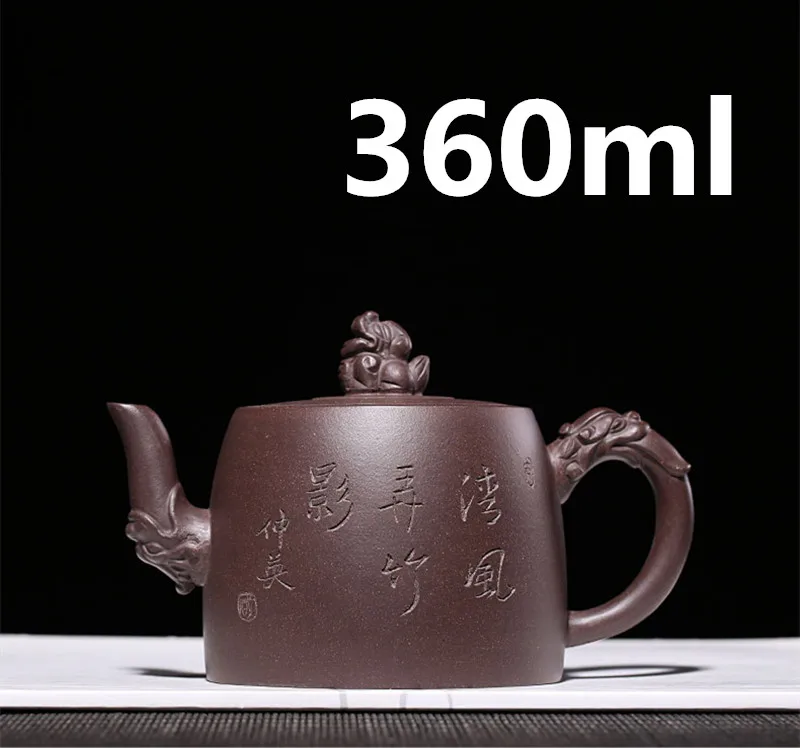

Teapot Yixing Zisha Clay Chinese Porcelain Teapots Tea pot Ceramic 360ml New Arrived High Quality With Gift Box