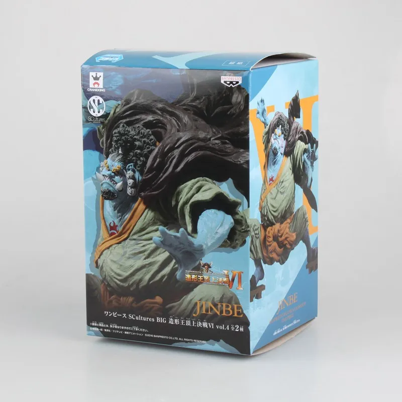 Аниме один кусок Jinbe фигурку боевой Ver. Кукла jinbe ПВХ фигурка Коллекционная