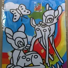 600 шт. 20x28 см для творчества из цветного песка набор для художественной живописи комплект для детей