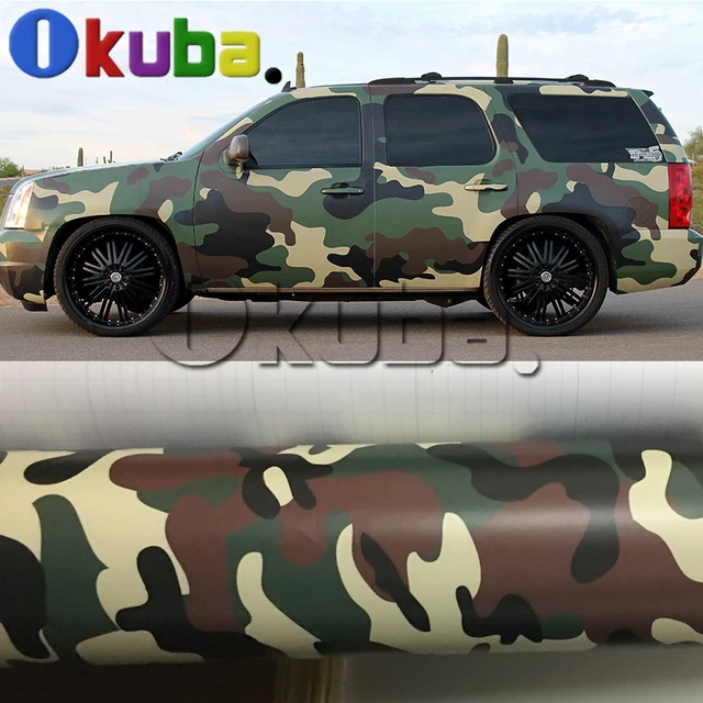 Vehicle Wrap Vinyl Camo Truck Wraps with Air Bubble Free Full Car Body
