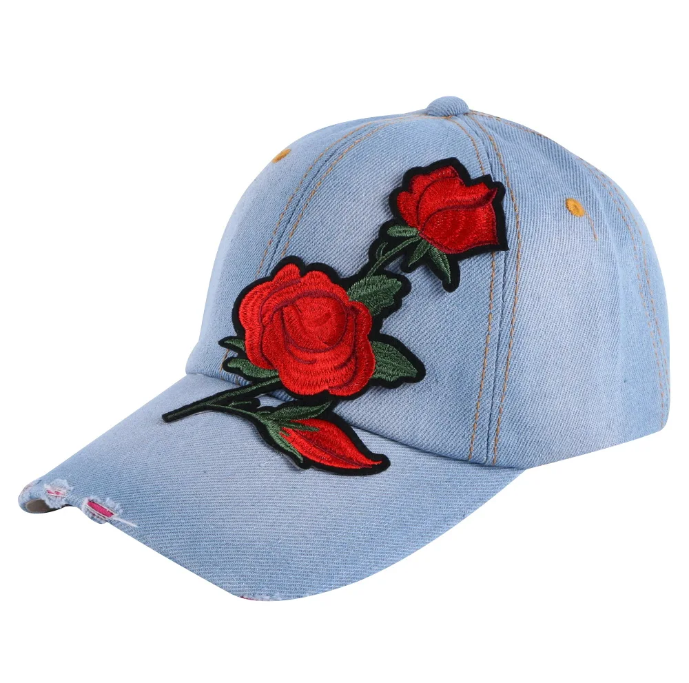 Женская Красивая брендовая бейсбольная кепка, шляпа высокого качества с цветочной вышивкой, бейсболки, белые черные повседневные женские роскошные шапки