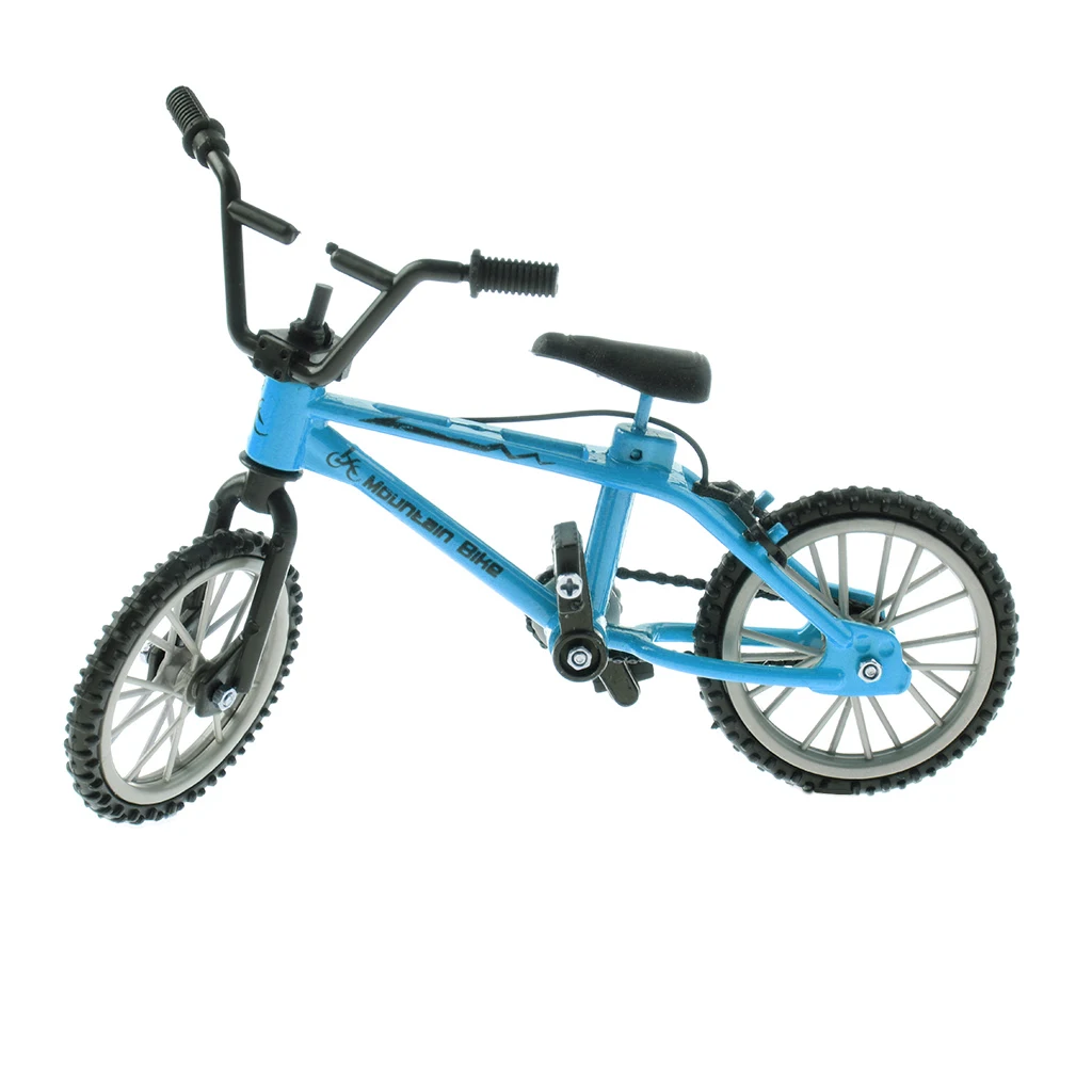 1:24 миниатюрный сплав палец горный велосипед литой автомобиль модель настольный гаджет игрушка часть Аксессуар - Цвет: 8- Blue