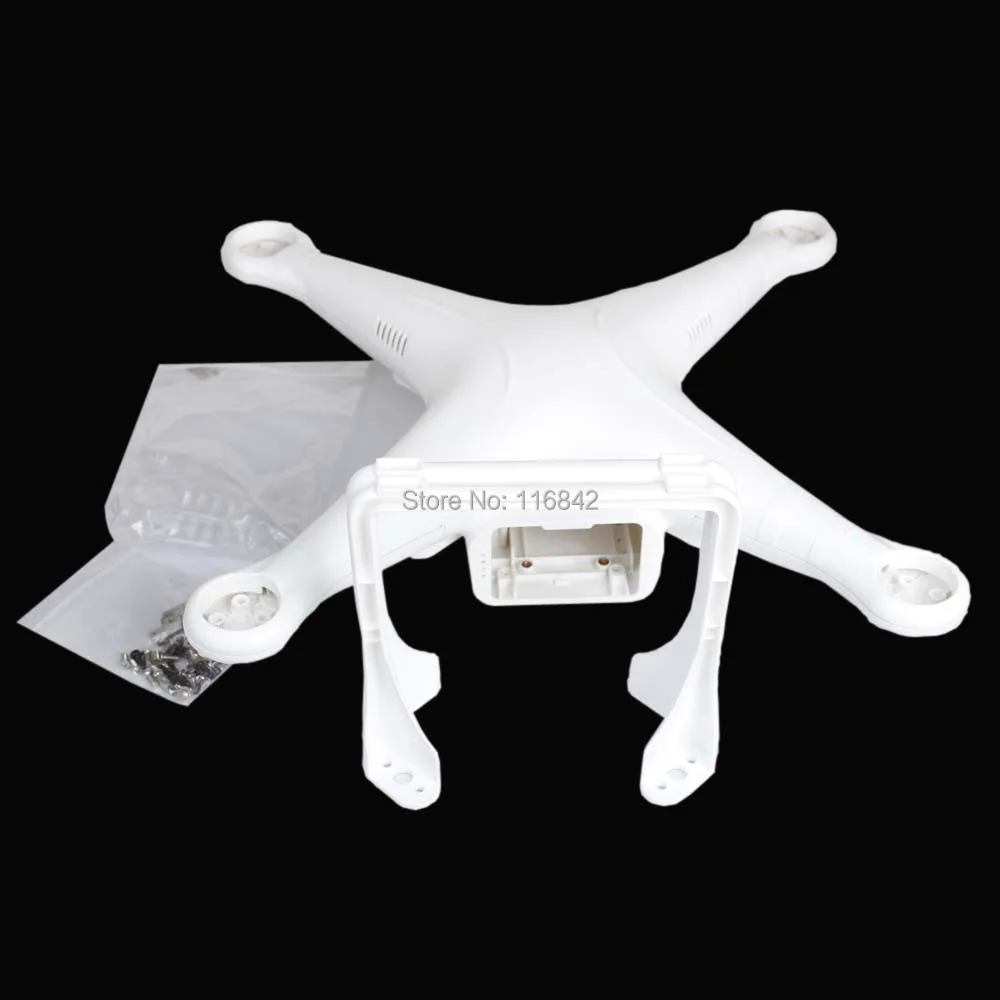 Replaceable DJI Body Shell For DJI Phantom 2 Vision Cover Spare Parts DJI PTM08 Upper Lower Cover With Landing Gear DIY Drone
