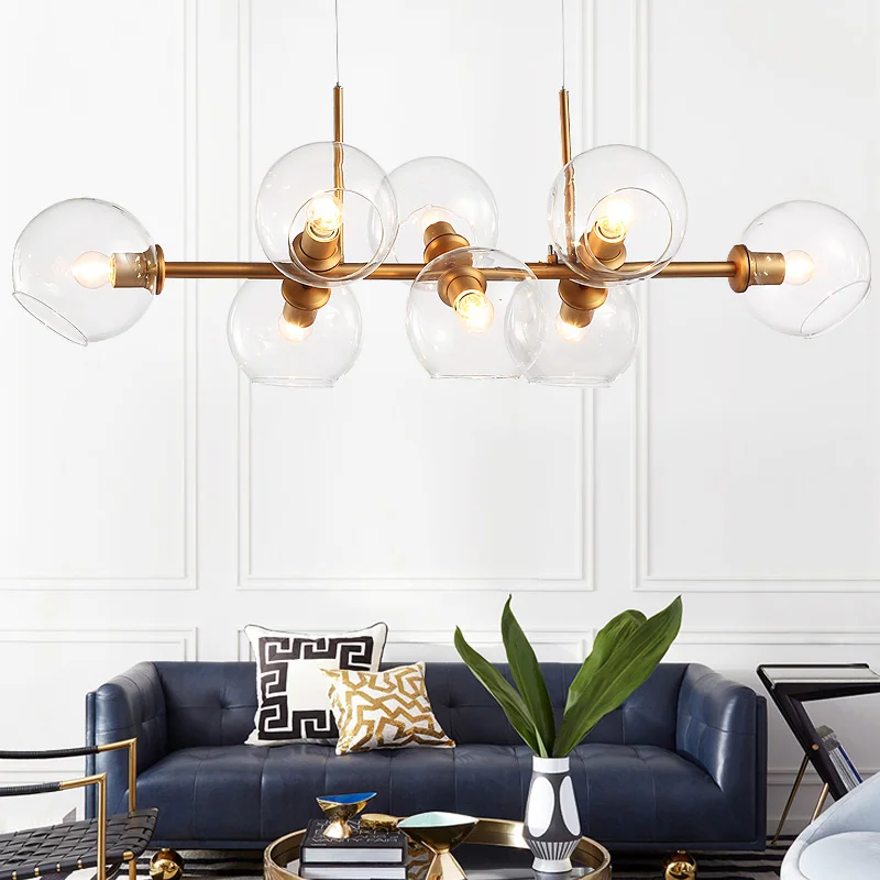 Straight 8/12 Light Glass Globe Beans Chandelier Drope Light For Dining Room Lustre E27 Led Chandelier Lamparas Lighting Straight 8/12 Light Glass Globe Beans Chandelier Drope Light For Dining Room Lustre E27 Led Chandelier Lamparas Lighting