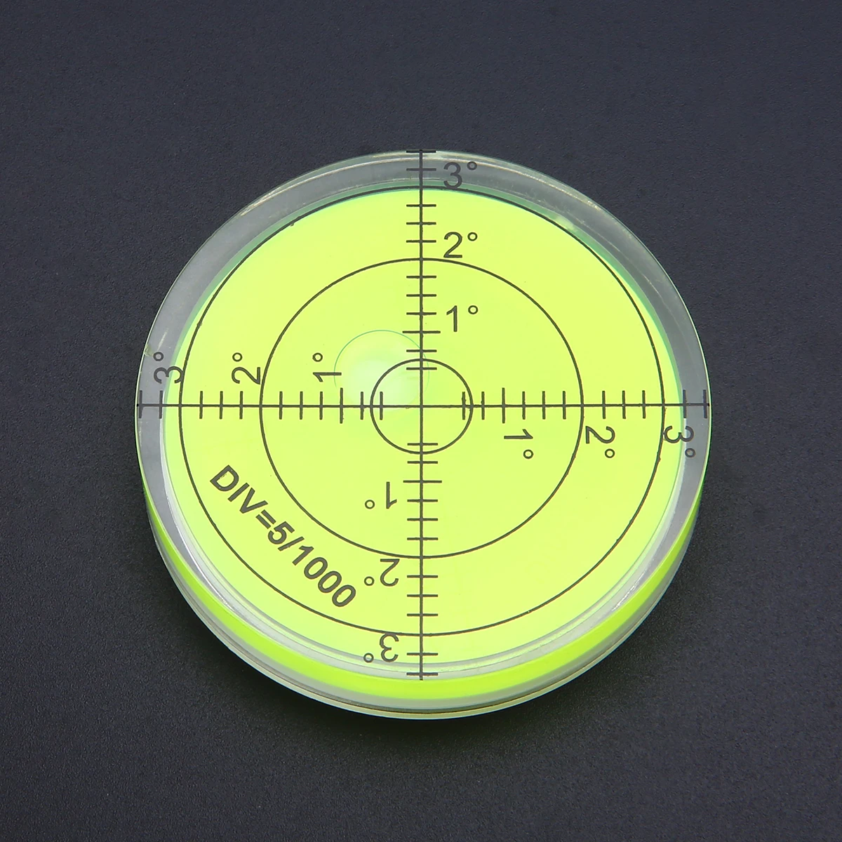 60x12mm Round Bubble Level Turnable Precision Mini Spirit Level Circular Bubble Protractor Measurement Instrument Tools