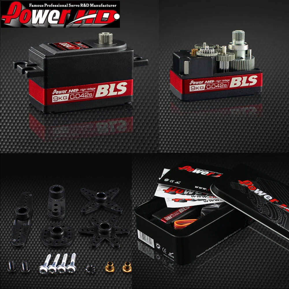 

1Pcs Power HD Servos BLS-0804HV High Voltage Digital Brushless Motor Titanium Steel