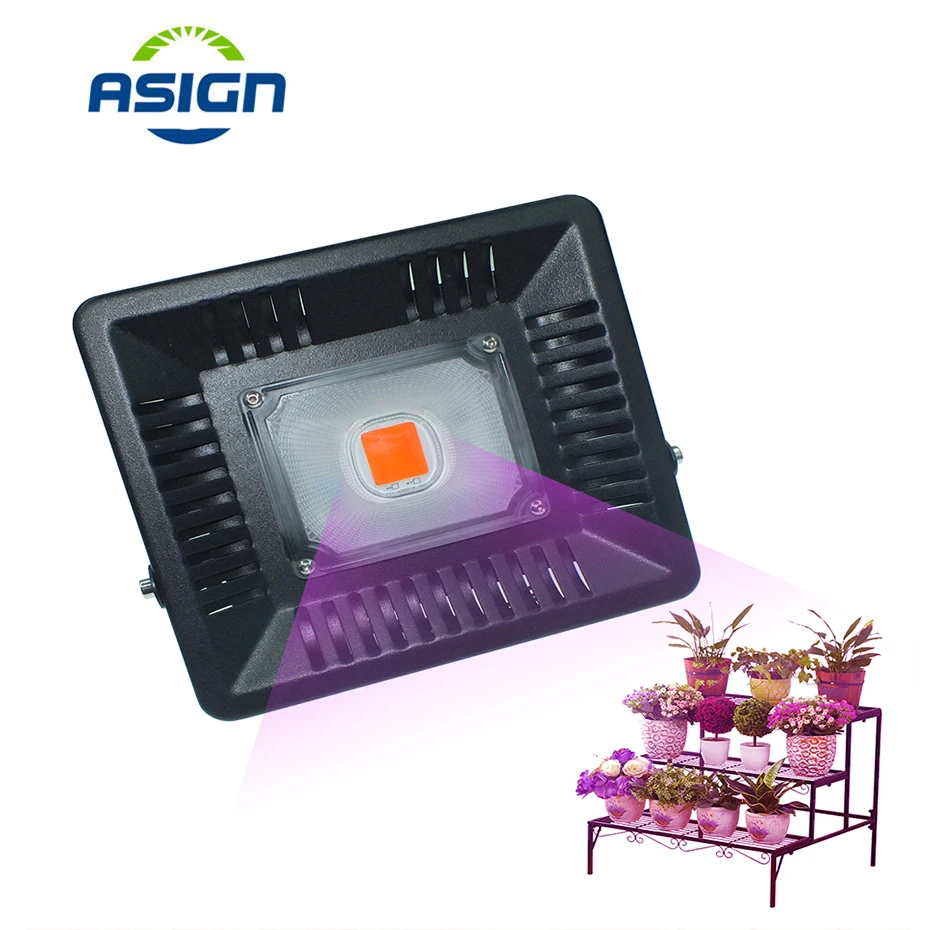 

AC110V/220V Led Grow Light Full Spectrum 50W 100W IP65 Plant Grow LED Flood Light For Plant Indoor Outdoor Hydroponic Greenhouse