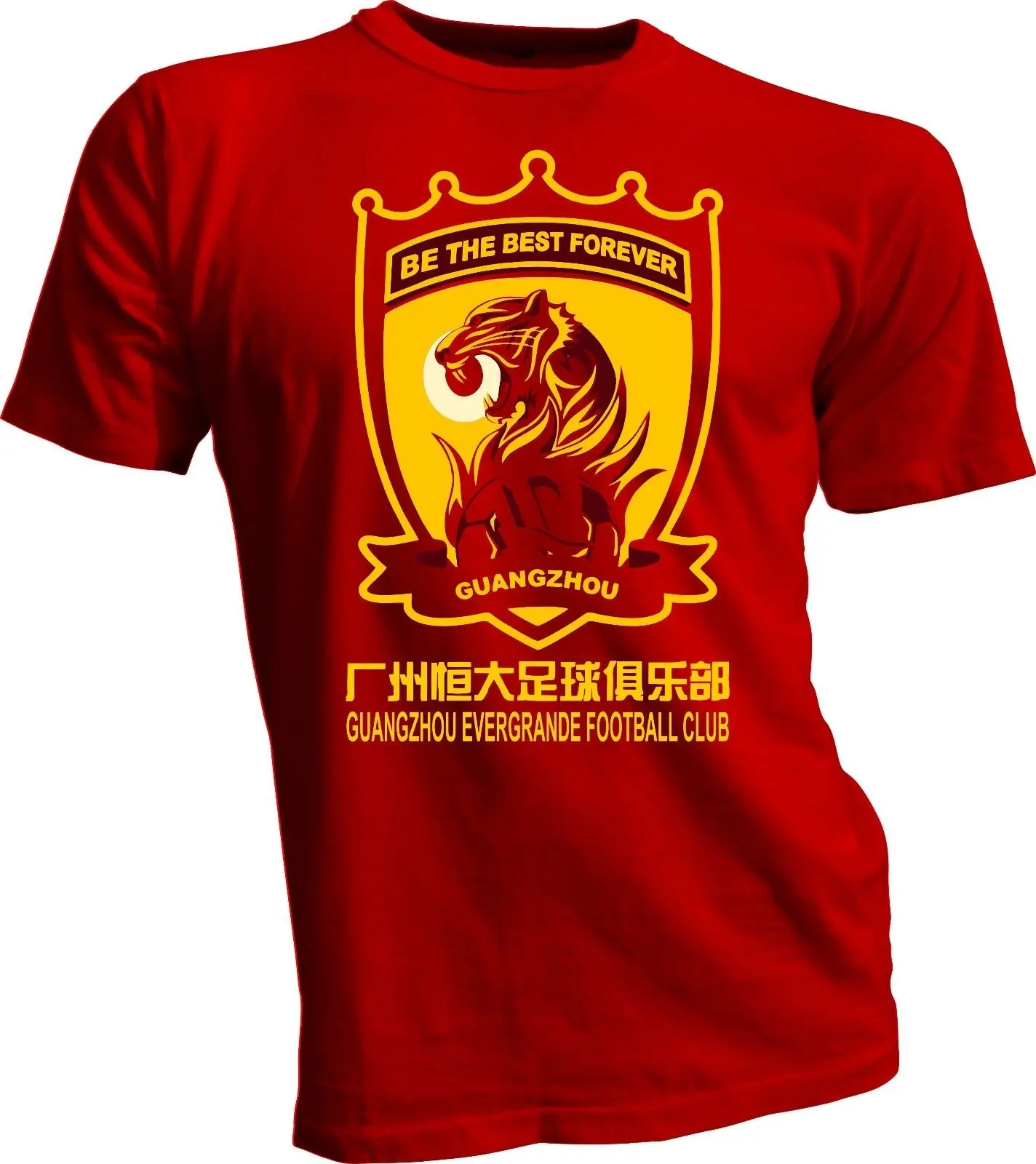 

Guangzhou Evergrande Taobao F.C. China CSL Soccer Football RED T-SHIRT NEW