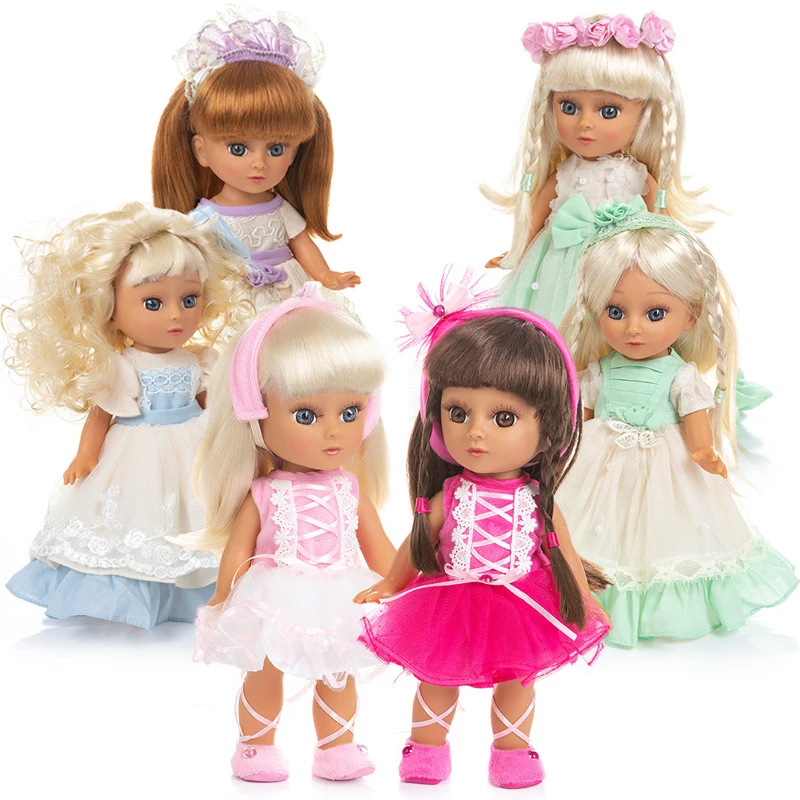 14 5 дюймов Мини Reborn Baby Dolls полностью силиконовая Мягкая кукла ручной работы