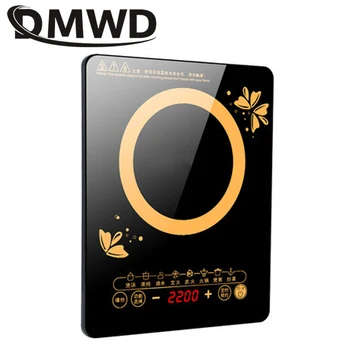 

DMWD Electric magnetic induction Cooker Household waterproof panel boiler hot pot cooking stove kitchen stir-fried cooktop EU US