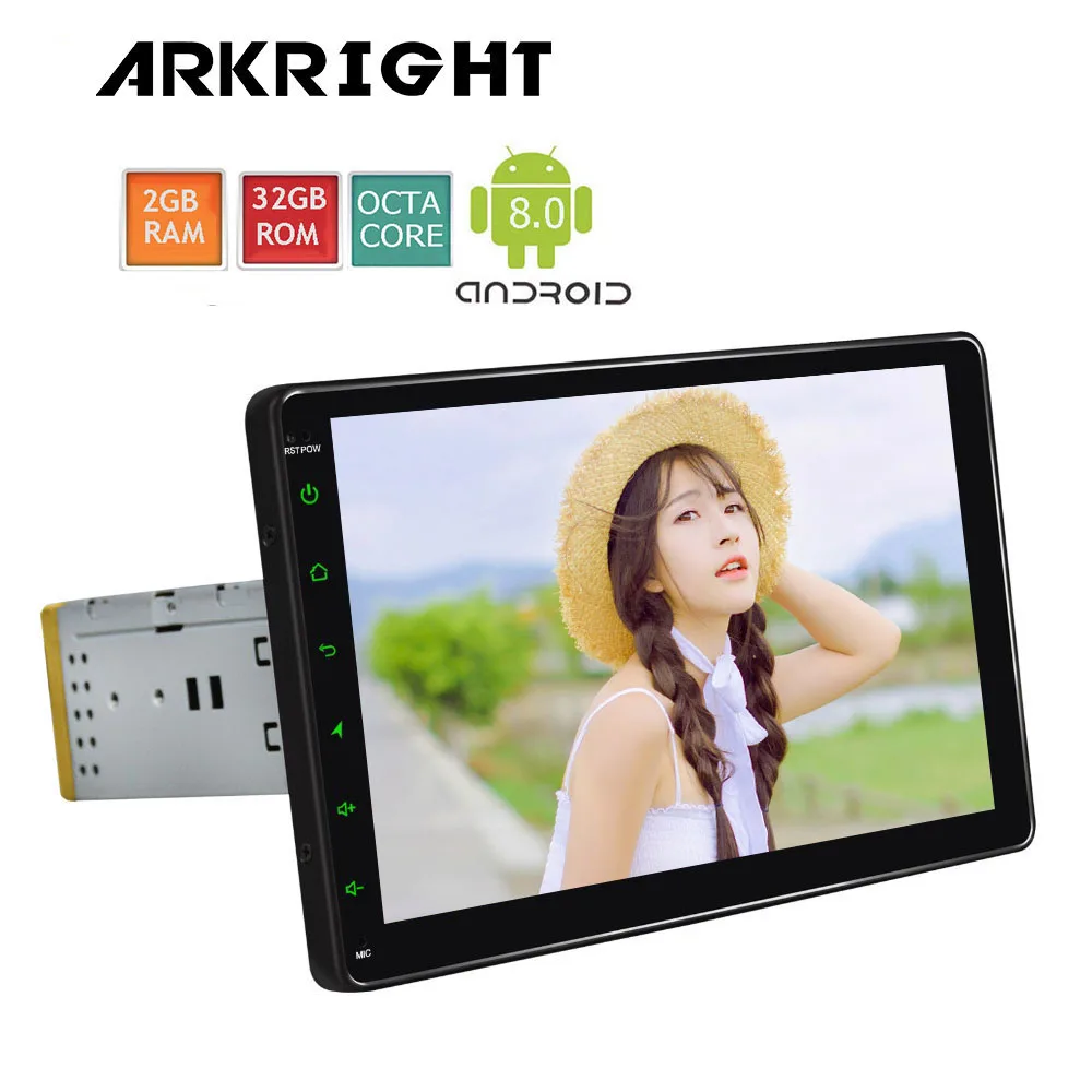 

Arkright 9" 1Din Universal Car Radio Audio Stereo PX5 Octa Core Android 8.0 HD GPS Navigation Auto Radio Multimedia Music Player