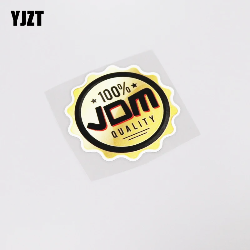 YJZT 10 3 см * Забавный 100% JDM стикер для автомобиля наклейка светоотражающая ПВХ