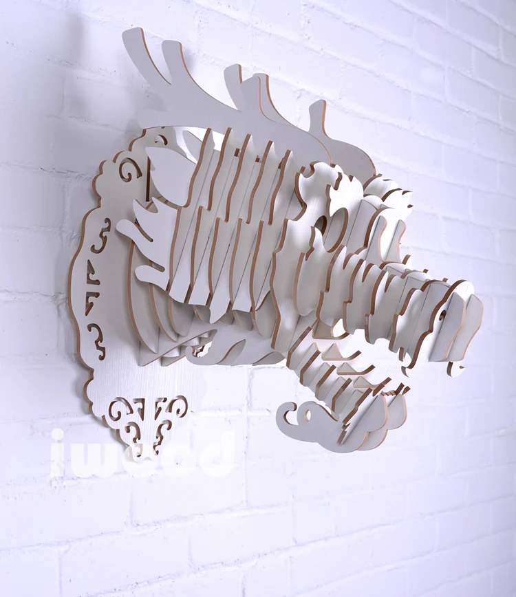 Italian Inspired Decor Home Objects Elephant Head For Wall Decor Wooden Decoration Carved Craft Diy Wood Animal