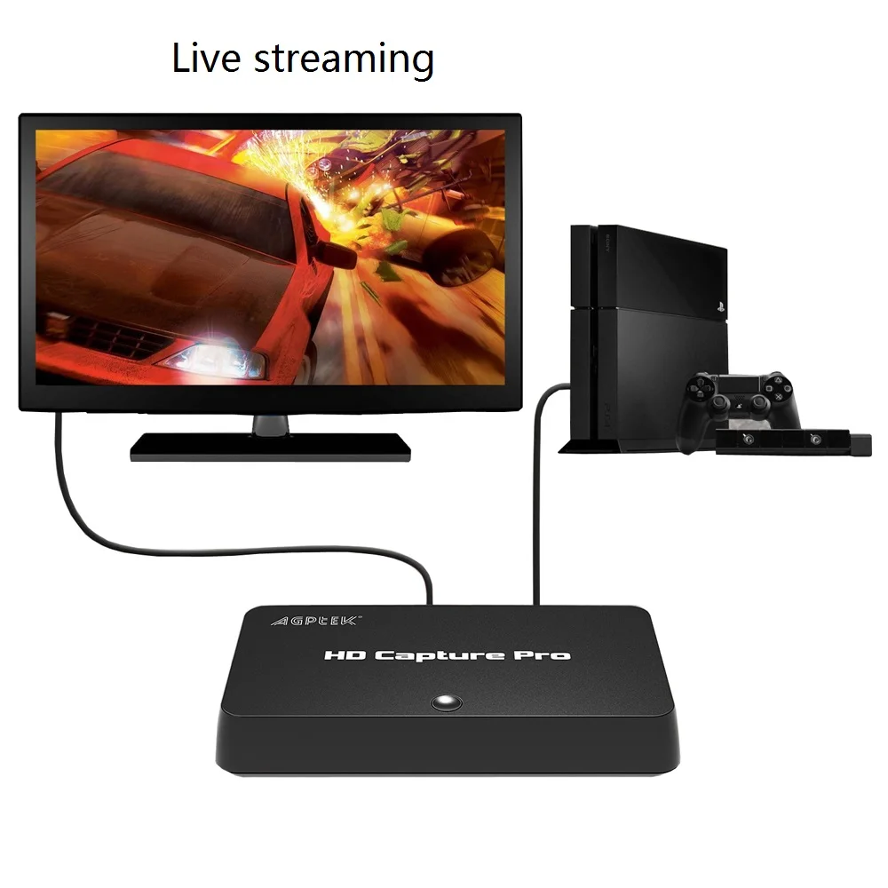 HD Video Audio Capture 1080 P 60fps Game Recorder USB 2.0 Acquisizione Riproduzione con Telecomando