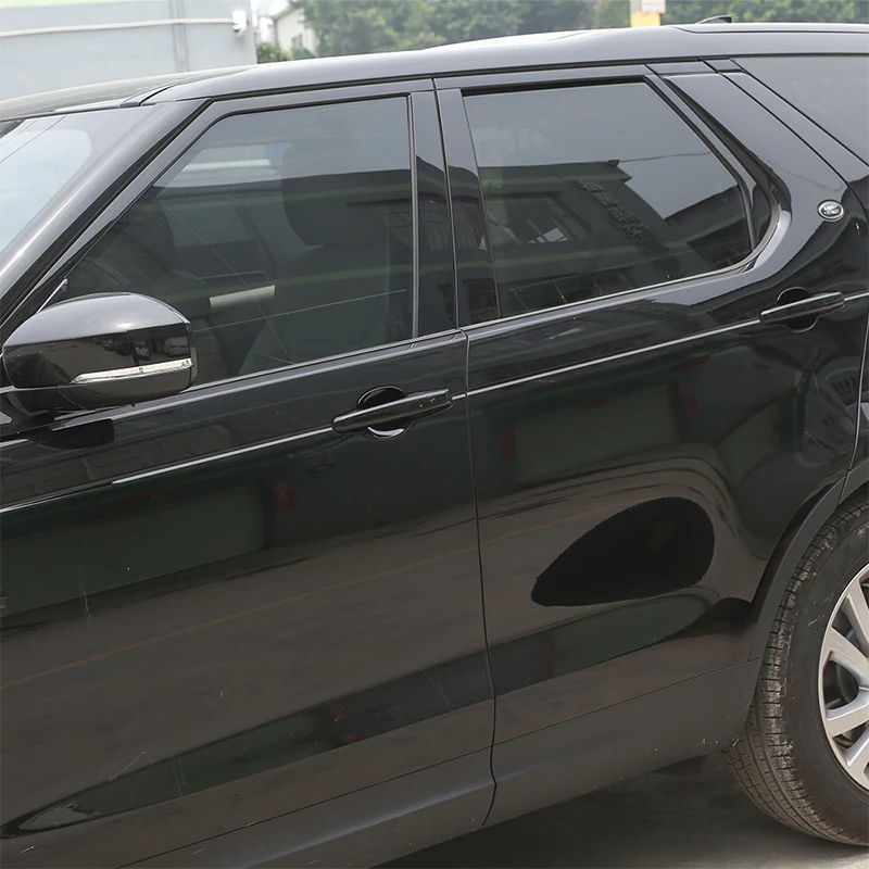 Глянцевая черная ABS Хромированная Накладка для внешней двери для Land Rover Discovery 5 LR5 L462- автомобильные аксессуары