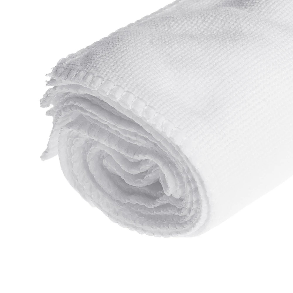 2//6//10x White Square Microfiber Car Cloth Towel Home Kitchen Wash Cleaning Cloth