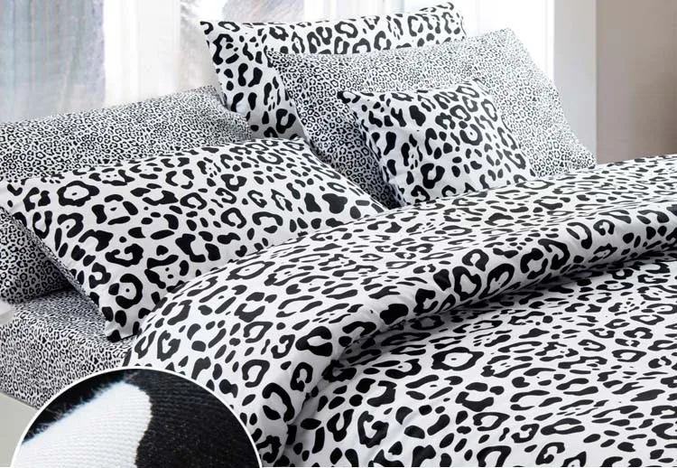 Black And White Brief Style Modern Sexy Leopard Print 100 Cotton