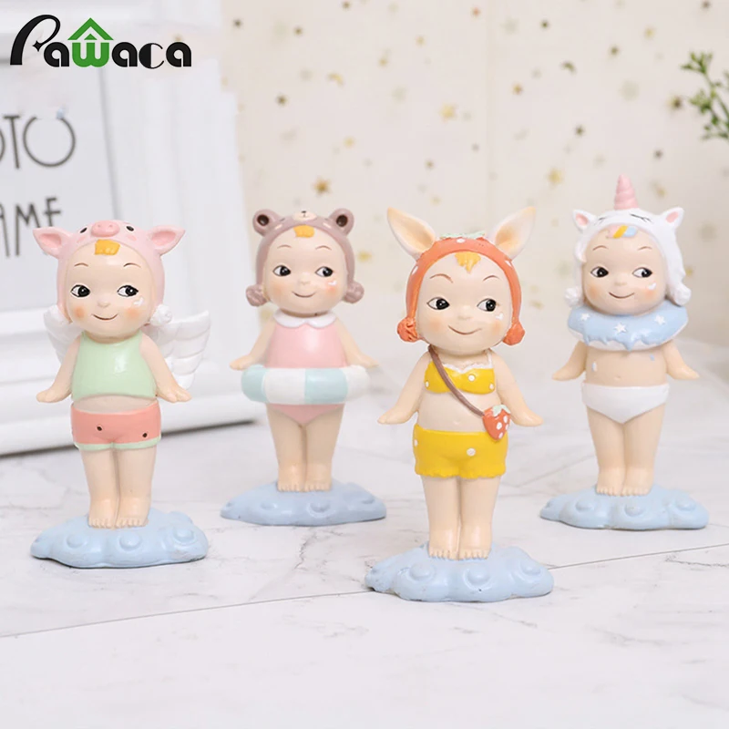 Cute Unicorn Baby Piggy Cake Decoration Ornaments Wedding