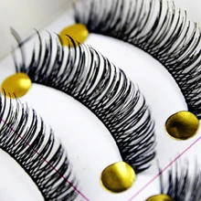 Горячая Распродажа натуральные накладные ресницы 100 пар толстые ресницы для макияжа накладные ресницы для наращивания Cilios Posticos Maquiagem Wimpers