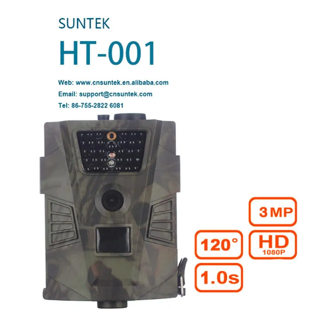 

IR Hunting Camera Portable 3.0MP Camping Huting Camera Multifunctional 1080p HD Take Photo Trail Camera Waterproof Photography