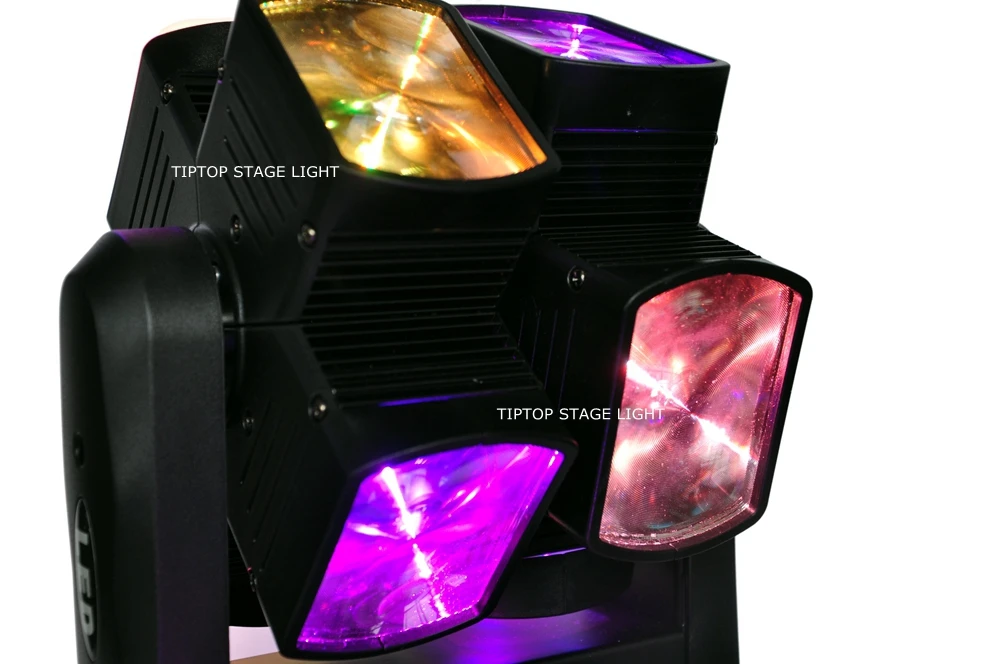 Gigertop tp-l677 8x10 Вт RGBW 4IN1 LED Cube перемещение головного света 6/14/19/20 каналы луч эффект оси y Ultimate вращения 100 В-220 В