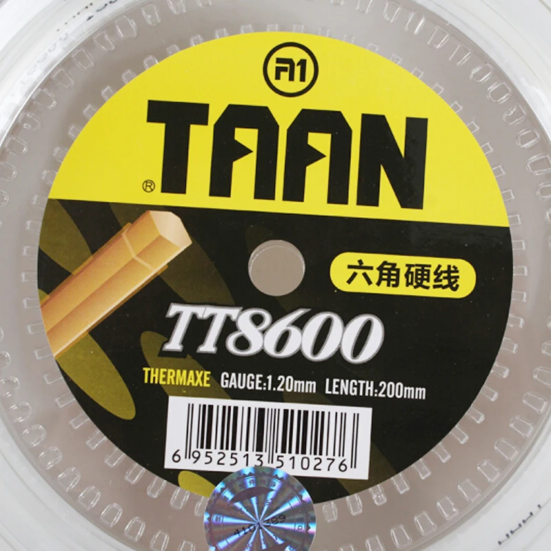 Теннисные ракетки TAAN TT8600 1 2 мм с шестью углами для спорта 200 м катушка хорошего