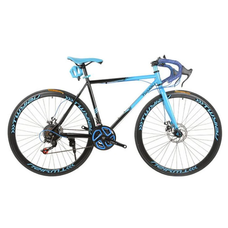 High carbon steel Disc brake 700C variable speed road bicycle Bike Man Woman Teenager Exercise Mountain Bike