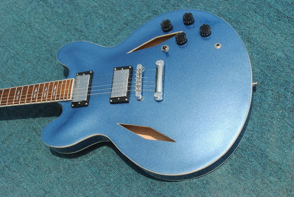 

New arrival Custom shop Dave Grohl electric guitar ,semi hollow body. ES 335 Jazz guitar,hollow electric guitar,DG 335 veison