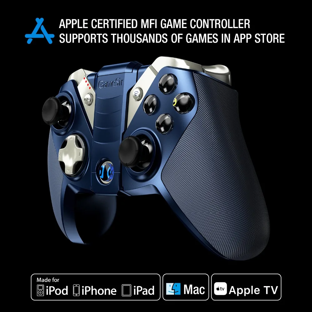 GameSir M2 MFi Bluetooth игровой контроллер беспроводной геймпад для iOS iPhone iPod Mac Apple tv