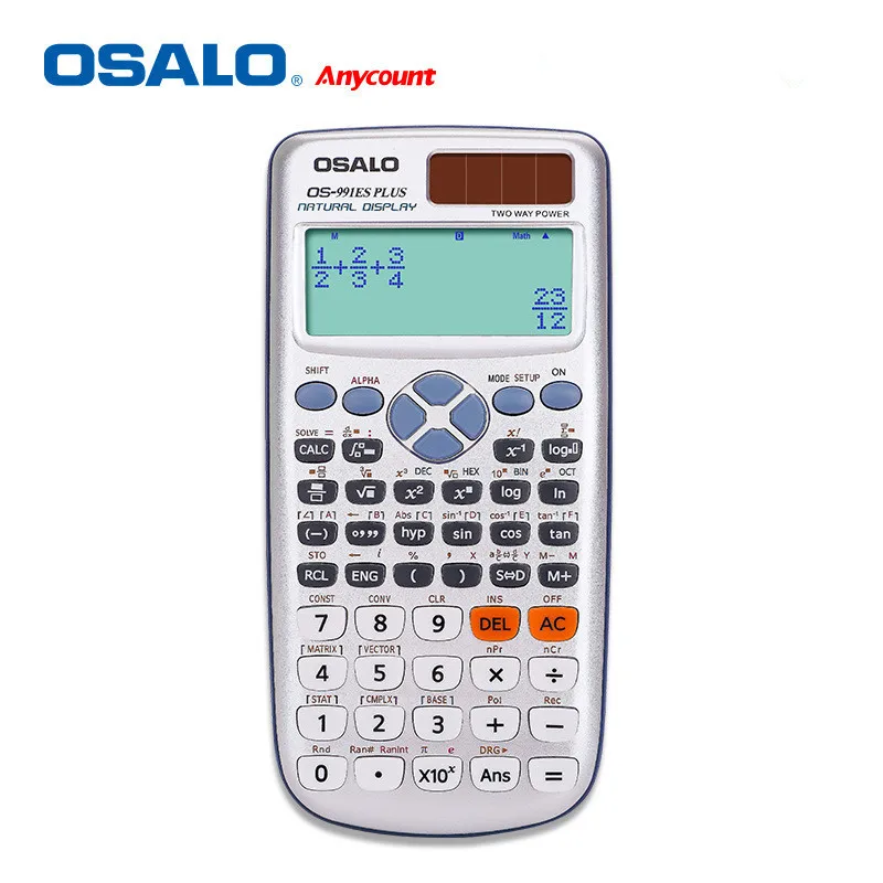 OSALO 417 وظائف 12-الأرقام القياسية مكتب وظيفة حاسبة شاشة عرض LCD كبيرة الحجم المزدوج امدادات الطاقة سطح المكتب طالب حاسبة OSALO 417 وظائف 12-الأرقام القياسية مكتب وظيفة حاسبة شاشة عرض LCD كبيرة الحجم المزدوج امدادات الطاقة سطح المكتب طالب حاسبة