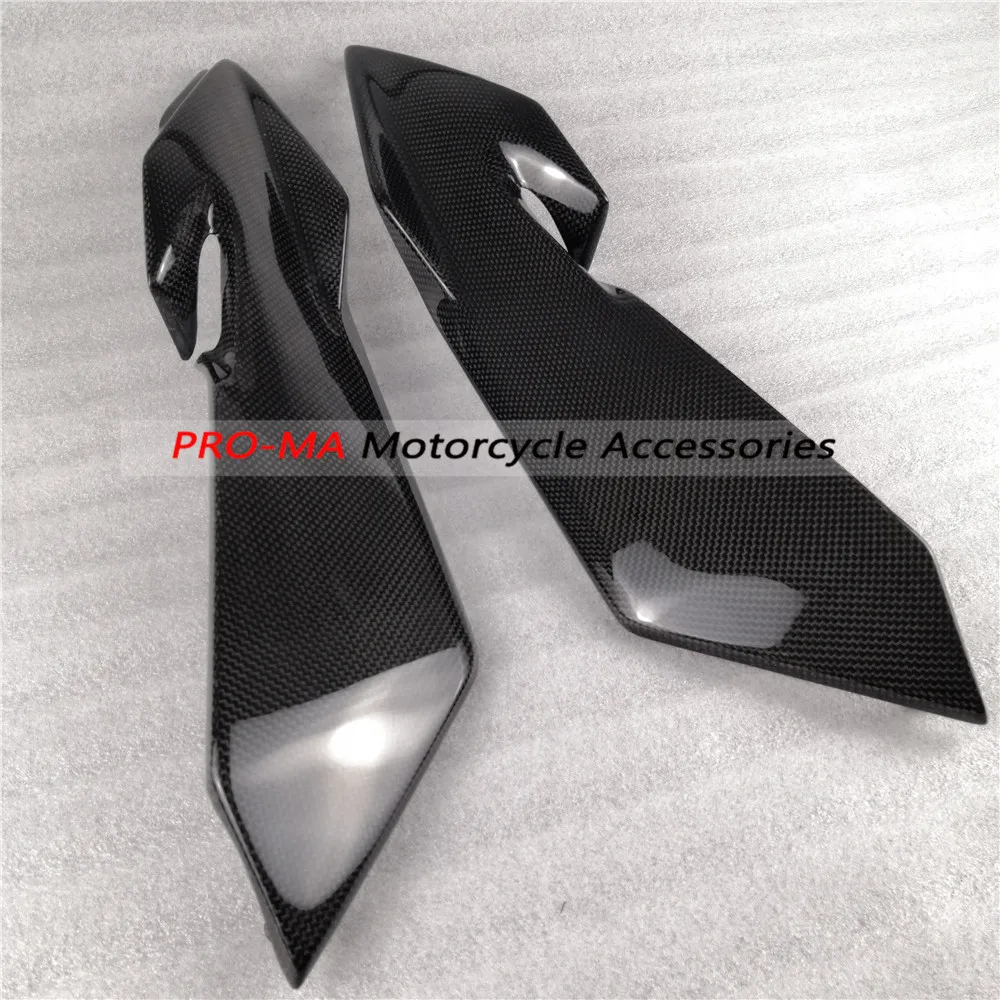 

Motorcycle Fairing Tank Side Covers Tank Covers in Carbon Fiber For MV Agusta F4 2010+ Plain