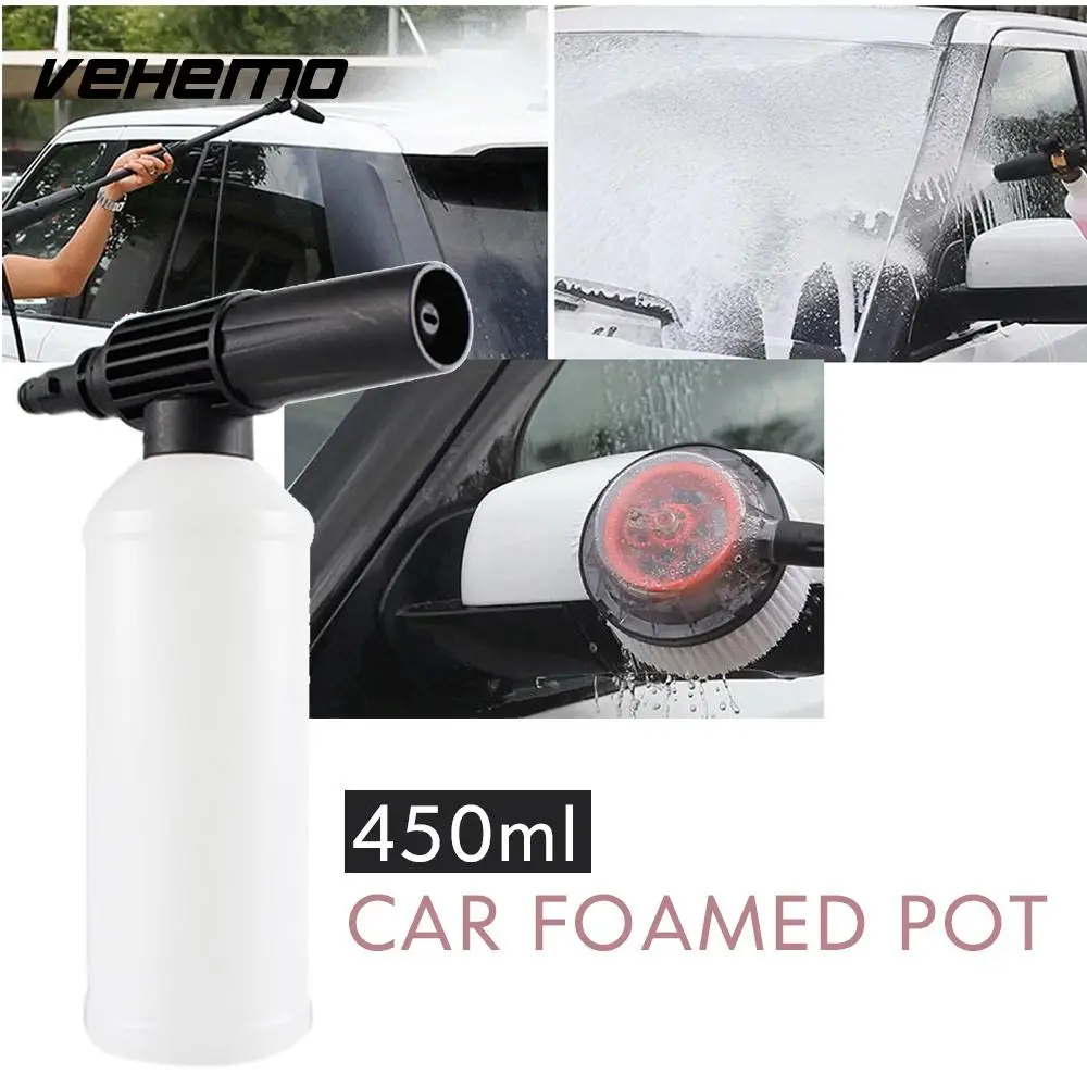 489 15 De Réductionavec Adaptateur Ajuster Voiture Mousseur Lavage Bouteille Fournitures De Lavage Pistolet à Eau Tube Neige Mousse Lance Outil