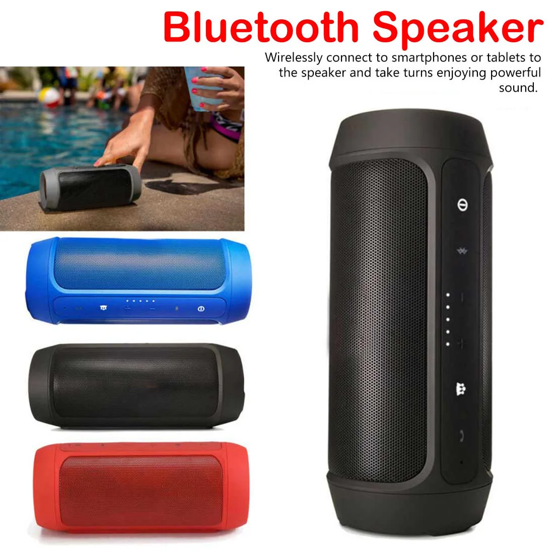 

Wireless Mini Charge 2 Plus Bluetooth Speakers Music Surround Bluetooth Speaker Portable Outdoor Loudspeaker