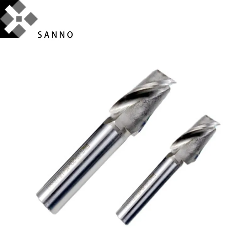 

3pcs High hardness straight shank keyseat milling cutter 2 flutes 2 / 5 / 10 / 13 / 14mm slot drills HSS-Al spiral end mills