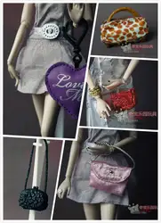 5 шт./лот Подлинная чехол для Барби Кукла Коллекционное издание натуральная мода сумка волна пакет