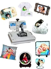 5 in 1 Heat press/transfer machine/Dual-core heat pressing machine
