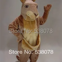Изготовленный на заказ костюм талисмана кенгуру Канга тема диких животных для взрослых Размер карнавальные вечерние костюмы маскарадный костюм подходит нарядное платье SW965