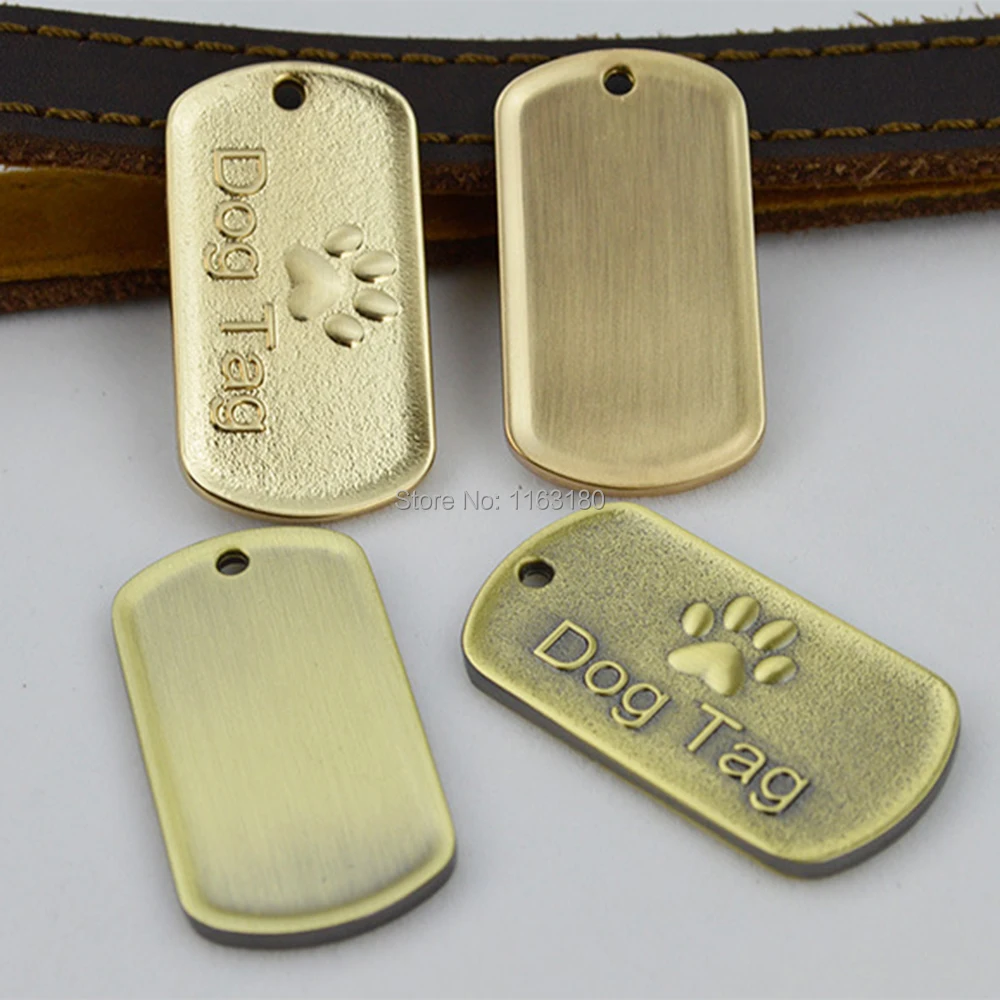 1000 шт./лот собака ID тегов персонализированные гравированные Pet Dog Tag пользовательские щенок кошка ID метки имен воротник собаки ожерелья